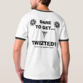 red-flames-sun-2, red-flames-sun-2, keltisch-skul… T-Shirt (Rückseite)