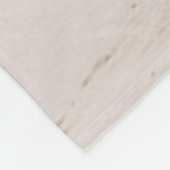 Red Flamingo Couple & Palm Leaf am Strand Fleecedecke (Ecke)