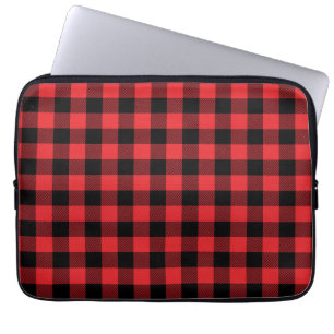 Red Flannel Buffalo Karo Pattern Laptopschutzhülle