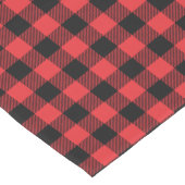 Red Flannel Buffalo Karo Pattern Mittelgroßer Tischläufer (Ecke)