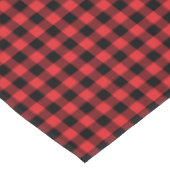 Red Flannel Buffalo Karo Pattern Tischdecke (Schrägansicht)