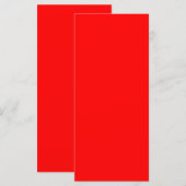 Red Flat Card (Vorne/Hinten)