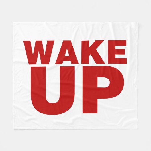 Red Fleece Blanket geweckt (Vorderseite (Horizontal))