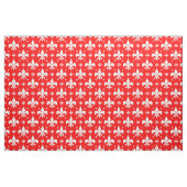 Red Fleur-de-lis-Muster Stoff (Fat Quarter (45,7 x 55,9 cm))