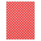 Red Fleur-de-lis-Muster Tischdecke (Vorderseite)
