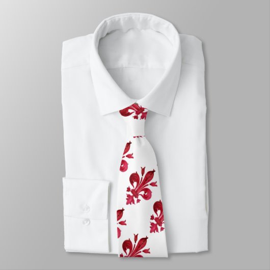 RED FLEUR DE LISE KRAWATTE (Gebunden)