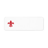 Red Fleur de Lys Blank (Vorne)