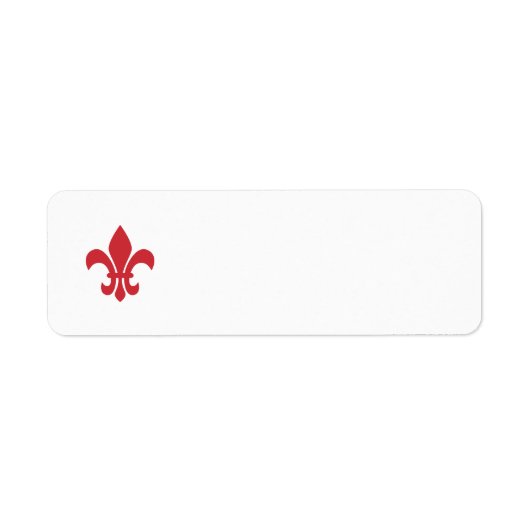 Red Fleur de Lys Blank (Vorne)