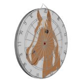 Red Flight the Happy Horse Dartscheibe (Vorderseite Links)