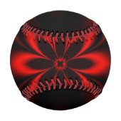 Red Floral Burst Baseball (Vorderseite)