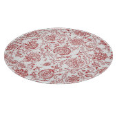 Red Floral Cutting Board Schneidebrett (Ecke)