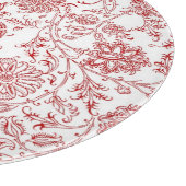 Red Floral Cutting Board Schneidebrett (Ecke)
