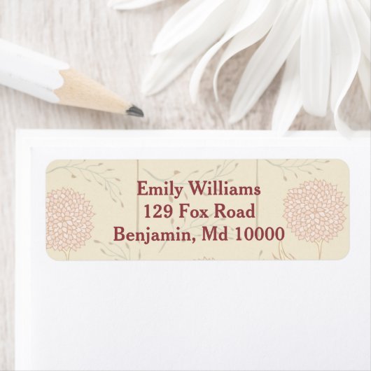 Red Floral Display (Insitu)