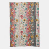 Red Floral Garden Küchentücher (Vertikal)