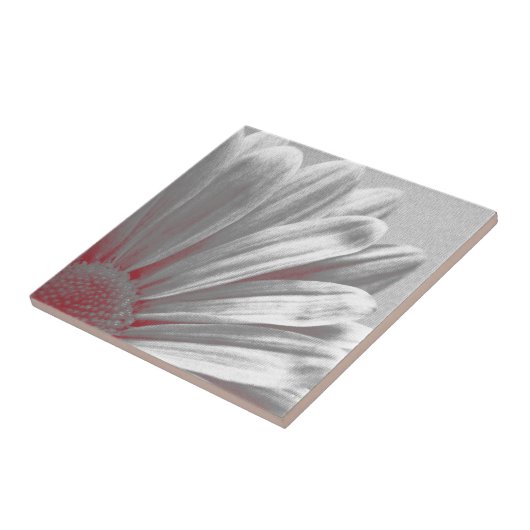 Red Floral Highlights Tile Fliese (Seite)