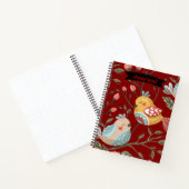 Red Floral Journal Notizblock (Innenseite)