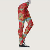 Red Floral Leggings (Rechts)