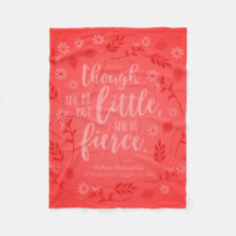 Red Floral Little Aber Fierce William Shakespeare