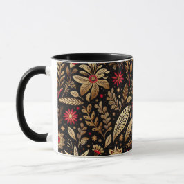 Red Floral Mexiko High Tasse