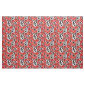 Red Floral Paisley Muster Design Stoff (Fat Quarter (45,7 x 55,9 cm))