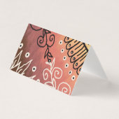 Red Floral Pattern (Vorderseite)