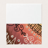 Red Floral Pattern (Außenseite Aufgefaltet)