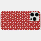 Red Floral Pattern Case-Mate iPhone Hülle (Rückseite (Horizontal))
