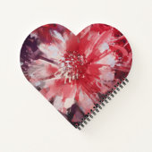 Red Floral Personalisiert Notizblock (Rückseite)