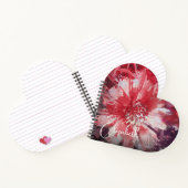 Red Floral Personalisiert Notizblock (Innenseite)
