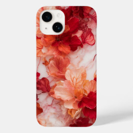 Red Floral Phone Case Wallpaper