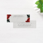 Red Floral Stud Earring Juwelier Small Display Car (Schreibtisch)