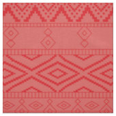 Red Floral Textile | Geometrisches Mohndruck Stoff (Muster)