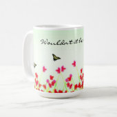 Red Floral - Wäre nicht schön, wenn..? Kaffeetasse (Vorderseite Links)