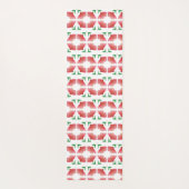 Red Floral Yogamatte (Rückseite)