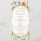 Red Florals with Green Leaves (Rückseite)