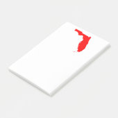 Red Florida Post-it Klebezettel (angewinkelt)