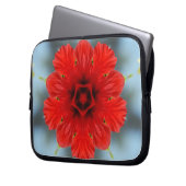 Red Flower Electronics Hülle Laptopschutzhülle (Vorderseite Links)