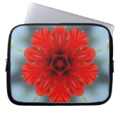 Red Flower Electronics Hülle Laptopschutzhülle (Vorderseite)