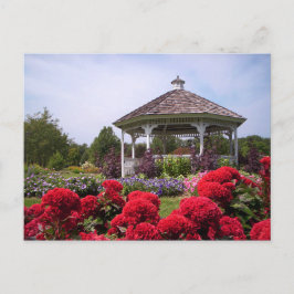 Red Flower Garden Gazebo, Mark Edward Westerfield Postkarte