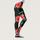 Red Flower Leggings (Rechts)