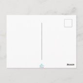 Red Flower Postkarte (Rückseite)