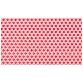 Red Flower Seamless Pattern Tablecloth Tischdecke (Vorderseite (Horizontal))