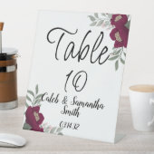 Red Flower Sockelschild (In Situ)