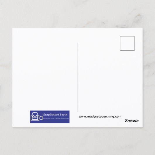 RED FLOWERS #1 POSTKARTE (Rückseite)