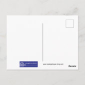 RED FLOWERS #2 POSTKARTE (Rückseite)