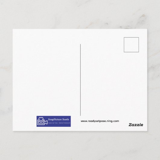 RED FLOWERS #2 POSTKARTE (Rückseite)