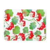 Red flowers magnet (Horizontal)