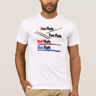 Red Flute Blue Flute T-Shirt