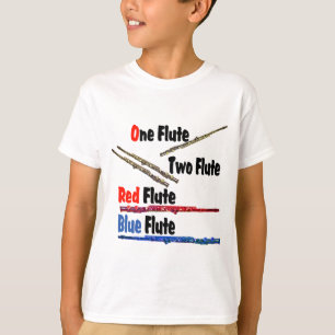 Red Flute Blue Flute T-Shirt
