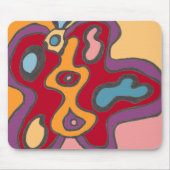 Red Flutterfly Mousepad (Vorne)